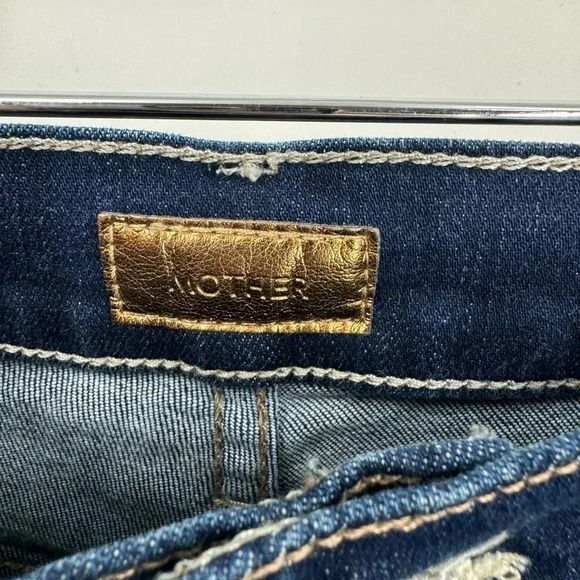 NEW MOTHER High Waisted Double Rider Skimp in Off Limits Size 25 B1546 - Picture 6 of 8